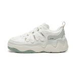 Li Ning Cheese 3.0 Slip Resistant Cushioning Abrasion Resistant Lightweight Low top Skateboard Shoes Women's Ivory AGCW072-2 35.5 white