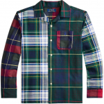 Polo Ralph Lauren V&auml;rviplokk Ruuduline N&ouml;&ouml;biga Tasku Pikkade Varrukatega Vabaaja S&auml;rk Laste s&auml;rgid 323981014-001 XL