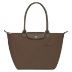 Longchamp Le Pliage Green H&otilde;bedane Riistvara Nupp T&otilde;mblukuga Sulgemine Nailonist T&otilde;stekott &Otilde;lakott Suur Naiste kotid Maatooni L1899919813 Basic Set (Bag)