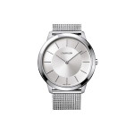 Calvin Klein Minimalistlik Seeria K&auml;ekell Kvartsmehhanism Roostevabast Terasest Rihm H&otilde;bedane Tihvt Meeste kellad K3M21126 Silver Dial