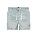 Stone Island &uuml;hev&auml;rvilised metalliknailonist n&ouml;&ouml;riga sirgete s&auml;&auml;rtega l&uuml;hikesed p&uuml;ksid Meeste l&uuml;hikesed p&uuml;ksid Hall Sinine 7615b0643-v0044 L
