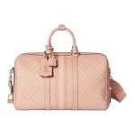 Gucci Savoy Monogramm L&otilde;uend Keskmine T&otilde;mblukuga K&auml;ekott Naiste k&auml;ekotid Hall Roosa 811486-FAD1L-6241 Basic Set (Bag+Dust Bag)