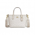 Coach City 15 Eemaldatava &Otilde;larihmaga T&otilde;mblukuga K&auml;ekott Naiste tote Valge CW032-IMXU5 Basic Set (Bag+Dust Bag)