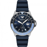 Emporio Armani Diver GMT Sinine Silikoon Meeste Kvartsikell AR11592 sinine