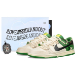 Nike Dunk nahast libisemiskindla pehmenduse ja kulumiskindlusega madalad rulaketsid meestele Beež Roheline DV0833-300(Team62-) 42