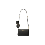 Michael Kors MK Jet Set Kuldne Metalllogo T&otilde;mblukuga Sulgemine Nahast 3-in-1 &Otilde;la-Crossbody Kott Naiste kotid Must 35S3GTVC5T-001 Basic Set (Bag+Dust Bag)