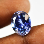 Sinine SAFIIT Looduslik Sertifitseeritud 10,65 ct OVAALNE L&otilde;ige Lahtine V&auml;&auml;riskivi T&auml;iuslik Talle 13.9 mm Approx.
