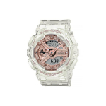 Casio G-Shock V&auml;rviplokk Street L&auml;bipaistev Želee Veekindel P&otilde;rutuskindel Magnetvastane Spordi Kvartsmehhanism Vaikrihm GMA-S110SR-7APR Regular Watch Box,Transparent Strap