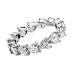 Pandora S&uuml;damikukujuline Sterling H&otilde;bedast Kuup Tsirkooniumi S&otilde;rmus Naiste s&otilde;rmus 193103C01 Box,56
