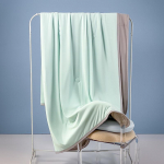 Jahutav J&auml;&auml;siidist Suveplekk Kerge Hingav Tekk Voodi Diivani jaoks Masinpestav Kuumadeks Suve&ouml;&ouml;deks Summer Quilt: 100&times;150cm