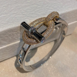 Uus horisontaalne k&auml;ev&otilde;rude komplekt seakoonusega, kerge luksus vask tsirkoonidega inkrusteeritud one size(17-20cm)