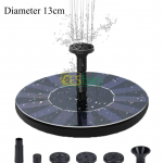 Uus aia dekoratiivne p&auml;ikeseenergial t&ouml;&ouml;tav purskkaev, p&auml;ikeseenergial t&ouml;&ouml;tav purskkaevupump, 6 otsiku ja 4 vardaga, linnuvann, 1W/1.4W