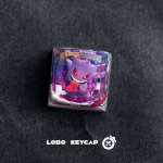 T&auml;iuslik PokMon Gengar Snorlax Keycap Anime Perifeeria Mehaanilised Keycaps &Uuml;ksik Armas Vaik Tilgutatud Liim Keycap black