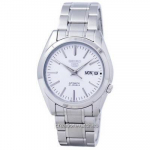 Renoveeritud Seiko 5 Sports Automaatne 21 juveeli SNKL41 SNKL41K1 SNKL41K Meeste k&auml;ekell valge/h&otilde;be