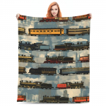 Retro rongimustriga digitaalselt tr&uuml;kitud pol&uuml;ester Magamistoa sametine flanellkattega tekk Fliisist pehmed diivanikatted tekkidele 75x100cm