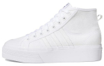 Nizza Wmns Adidas Originals Platvormkeskmine 'Triple White' Naiste FY2782 36