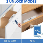 BHBL peidetud kapilukk, nutikas NFC RFID elektrooniline DIY lastekindel lukk kapi, sahtli, kapi, hoiukapi jaoks China Mainland