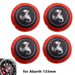 4 tk Skorpioni Auto Veljekate Keskmised Korgid Abarthile 133mm Skorpioni Logoga Veljekesk Korgid Embleem Fiat500 Punto