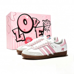 Adidas Originals SAMBA OG Armastatud karp kaasas Kulumiskindel madal top Saksa armee tossud Unisex Roosa B75806(team2054-) 37⅓