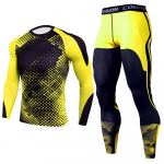 Meeste Treening Spordidress J&otilde;usaal Fitness Kompressioon Spordir&otilde;ivaste Komplekt Jooksmine Jooksmine Spordir&otilde;ivad R&otilde;ivad Treeningu Rashguard Dressipluus S