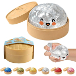 H&otilde;bedane 9 cm aeglaselt t&otilde;usev squishy pelmeen stressivastane m&auml;nguasi aurutikorviga t&auml;iskasvanutele ja lastele