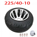 225/40-10 alumiiniumisulamist velg kolmerattalisele Citycoco elektrit&otilde;ukerattale 20.5X10-10 22X10-10 20X10-10 Tagumine rummuosad