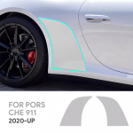 TPU Kaitsekile Porsche 911 2020-2025 Autole Esiosa Tagumine Uks Kolmnurk Suitsutatud L&auml;bipaistev &Uuml;mberkujundamise Kleebis PPF V&auml;rvikaitse For Porsche911 20-25