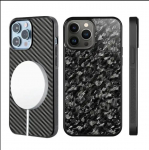 100% Ehtne Sepistatud S&uuml;sinikkiud+TPU Telefonikarp iPhone 16/15pro Max/15pro//15/14pro/14/14 Pro Max jaoks S&uuml;sinikust kest black box&For iPhone17 Pro