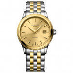 LONGINES Military Flag Series Automaatne Mehaaniline Liikumine 30m Veekindel Meeste K&auml;ekell &Scaron;veitsi Kell 40mm Kuldne Ketas Roostevabast Terasest Rihm L4.984.3.30.7 kuld