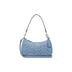 K&auml;ekott Coach Teri 25 Klassikaline Monogramm Jacquard T&otilde;mblukuga Sulgemine Naiste K&auml;ekotid Sinilill-Sinine Mitmev&auml;rviline CH139-SVM6A Gift Box Set (Basic Set+Yellow Box) gray