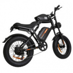 FXH-002 45KM/H Elektrijalgratas 500W48V15.6Ah Paksude Rehvidega T&auml;iskasvanute Maastiku M&auml;gi Elektrijalgratas FXH-002 500W48V15.6Ah-BK-YY