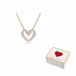 Swarovski Sublima kaelakeed naistele F-white gift box roosa kuldne v&auml;rv