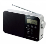 Sony PLL S&uuml;nteesaatoriga Kaasaskantav Raadio Nikkei Aku Must B ICF-M780N FM/AM/Wide FM/Raadio &uuml;hilduv, kasutatud, ICF-M780N must
