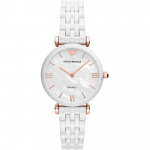 Emporio Armani AR1486 Keraamiline Naiste K&auml;ekell 32mm valge
