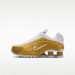 Nike Shox R4 Metallik Kuldne Valge (GS) 35.5