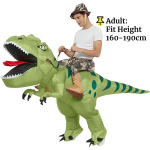 T&auml;ispuhutav Velociraptori Kost&uuml;&uuml;m T&auml;iskasvanud Keskmine Suurus V&auml;ike Suurus Halloweeni J&otilde;ulud Karnevali Cosplay Peo Festivali S&uuml;ndmuse Rekvisiit One Size beige