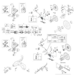 Shimano tagumine rummu 7S teljemutter MF Multiple jaoks ARHIM117ABC 36H, Pikkus 192mm, OLD 135mm, T&uuml;&uuml;p, Rattad, RH-IM11 white