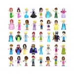 (Stiil A 40 tk) 41tk S&otilde;brad T&uuml;drukud Minifiguurid Ehitusklotsid M&auml;nguasjad Kingitus Style A 40pcs
