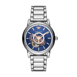 Automaatne kell LUIGI AR60036 H&otilde;bedane [Emporio Armani] Meeste (Ehtne Toode) blue