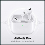 Apple AirPods Pro Traadita K&otilde;rvaklapid Aktiivne M&uuml;rasummutus Ruumiline Heli H2 Kiip Bluetooth 5.3 K&otilde;rvaklapid valge