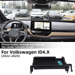Armatuurlaua panipaik VW ID.4 ID4 CROZZ 2022-2026 Keskkonsooli peidetud sahtel VW ID4.X 22-24 must