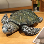 Multikas simuleeritud kilpkonnanukk pl&uuml;&uuml;sist m&auml;nguasi akvaarium suur kilkonnanukk laste nukk s&uuml;nnip&auml;evakingitus 35cm