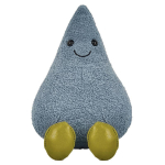 Kevad-suvised uued tooted &Uuml;hendkuningriik JC l&otilde;bus &otilde;nnelik vihmapiisa nukk nukk v&auml;ike veetilk rahustav pl&uuml;&uuml;sist m&auml;nguasi kaaslane nukk 13cm【0.07kg】 gray