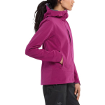 Arcteryx Gamma MX Br&auml;ndi logo tikitud Soe vastupidav kapuutsiga softshell-jakk Naiste jakid 30098 ONE SIZE pink