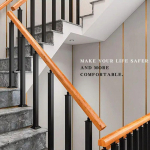 1 tk 85x4cm Trepi k&auml;sipuu piire Modernne stiil Libisemisvastane sepistatud raudtrepik&auml;sipuu sammas Lihtne metallist baluster Kodu turvapiire >40mm gray