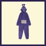 Teletubbies korallfliisist &uuml;likond-pidžaama multikakujuline paar talveks paks soe koduriie naistele meestele XL lilla