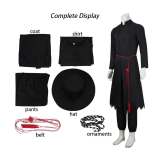 Anime film Jinu Cosplay kost&uuml;&uuml;m M&uuml;ts Sinu iidoliriietus Meeste Halloweeni peokost&uuml;&uuml;mid M black