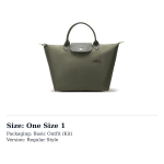 LONGCHAMP Le Pliage Roheline L&otilde;uend Pelmeenikott T&ouml;&ouml;kotta K&auml;ekott Keskmine Naiste Mets 1623919479 One Size 1 gray