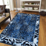 Leoparditr&uuml;kiga vaip elutoa kaunistamiseks Kaasaegne abstraktne kodukontori suur ala vaipkate Kaunistus Pehme magamistoa salongi p&otilde;randamatt 80x120cm