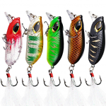 Minnow Swim Bait Fishes Plastikust biooniline vobleriga kalastustarve magevee madalikule 5pcs